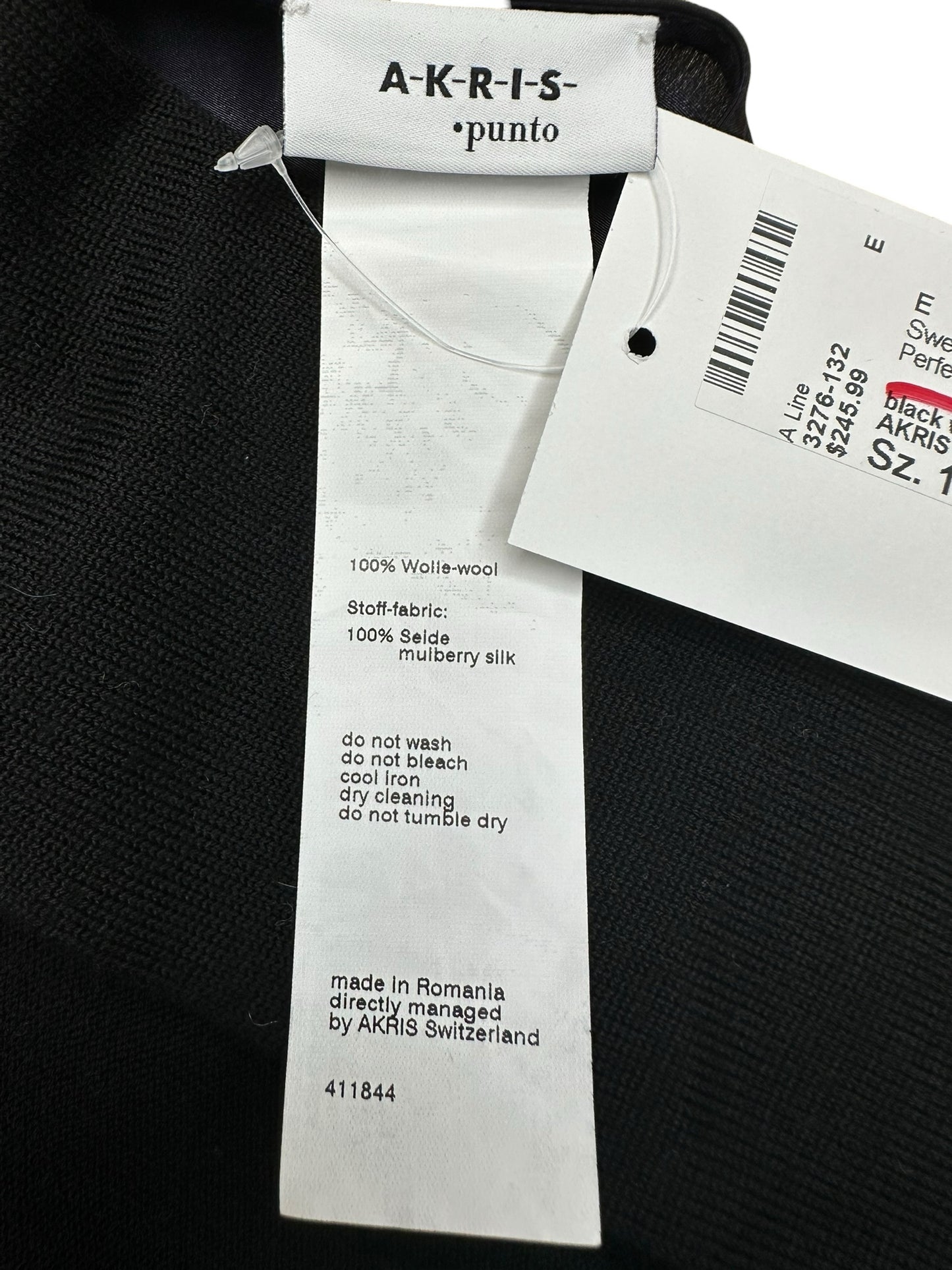 AKRIS Punto Twilight City Print Silk Top  Size 10