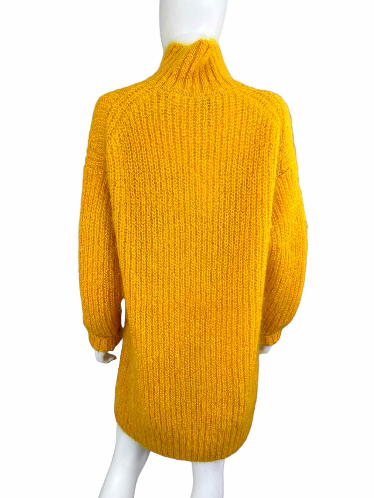 COS NWT Yellow Mohair Sweater Dress Size S