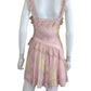 LOVE SHACK FANCY NWT Pink Floral Print Serima Dress Size XS