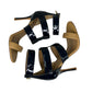 Tory Burch Danielle Caged Leather Sandal Pumps Size 8.5