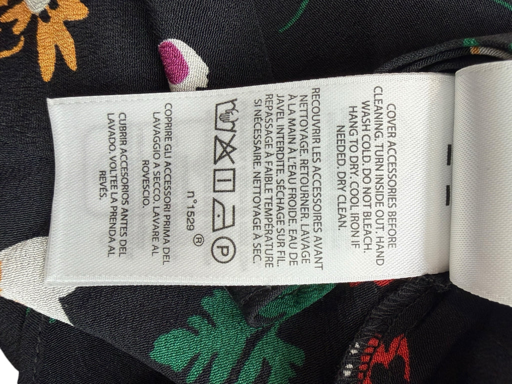 Polo Black Floral Maxi Dress Size 2