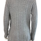 Evolution By Cyrus NWT Aneesa Gray Cable Knit Sweater Size S