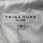 TRINA TURK NWT White Textured Sleeveless Dress Size 0