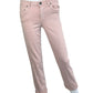 KUT from the Kloth Pink Amy Cropped Straight Leg Jeans Size 4