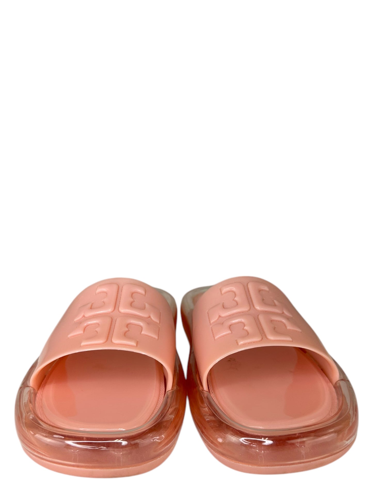 Tory Burch Peach Bubble Slides Size 6