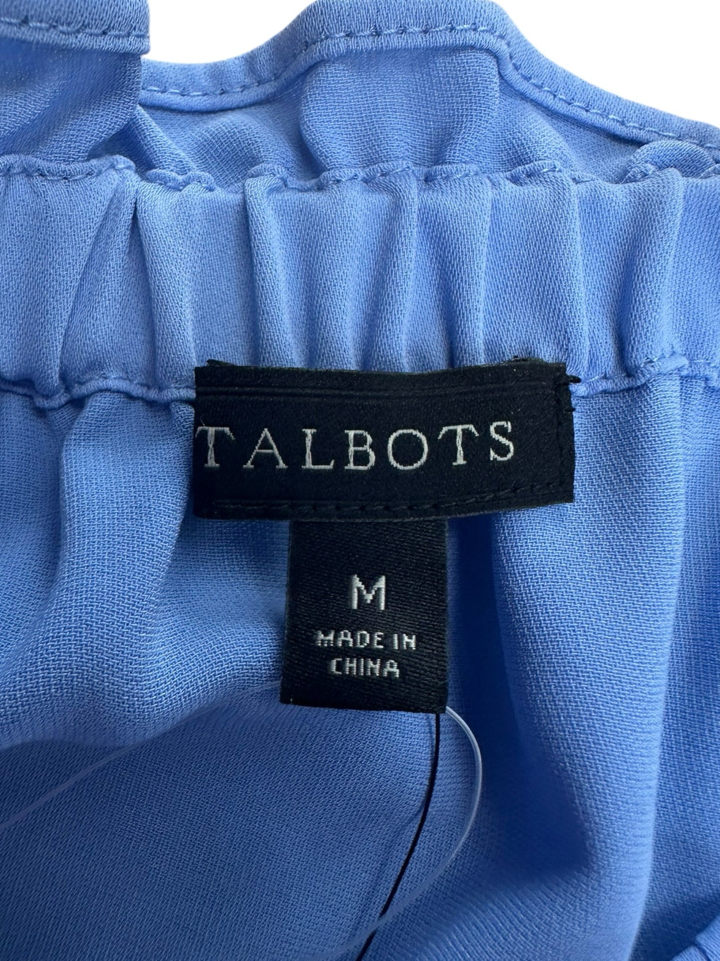NWT Talbots Light Blue Blouse Size M