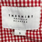 The Shirt by Rochelle Behrens Red Check Button-down Size S