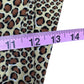 Norma Kamali Brown Leopard Print Knit Top Size L