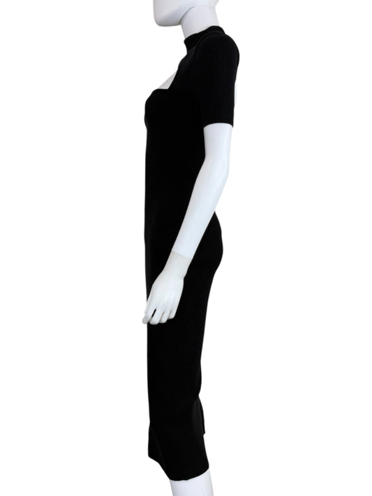 Paola Bernardi Black Bolero Style Sweater Dress Size S