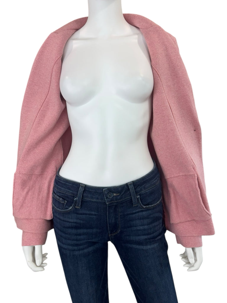 J. Crew Pink 100% Cotton Schoolboy Sweater Blazer Size S