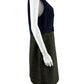 HOBBS LONDON Navy & Green Wool Dress Size 12