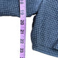 EILEEN FISHER Gray Plaid Blouse Size S