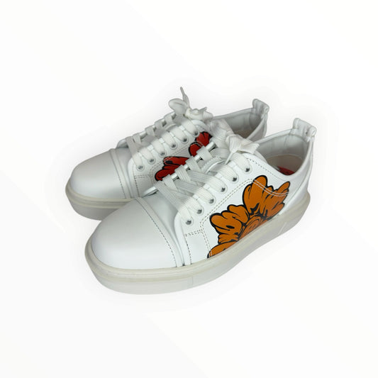 Christian Louboutin x Shun Sudo Adolon Button Flower Low-Top Sneakers Size 37
