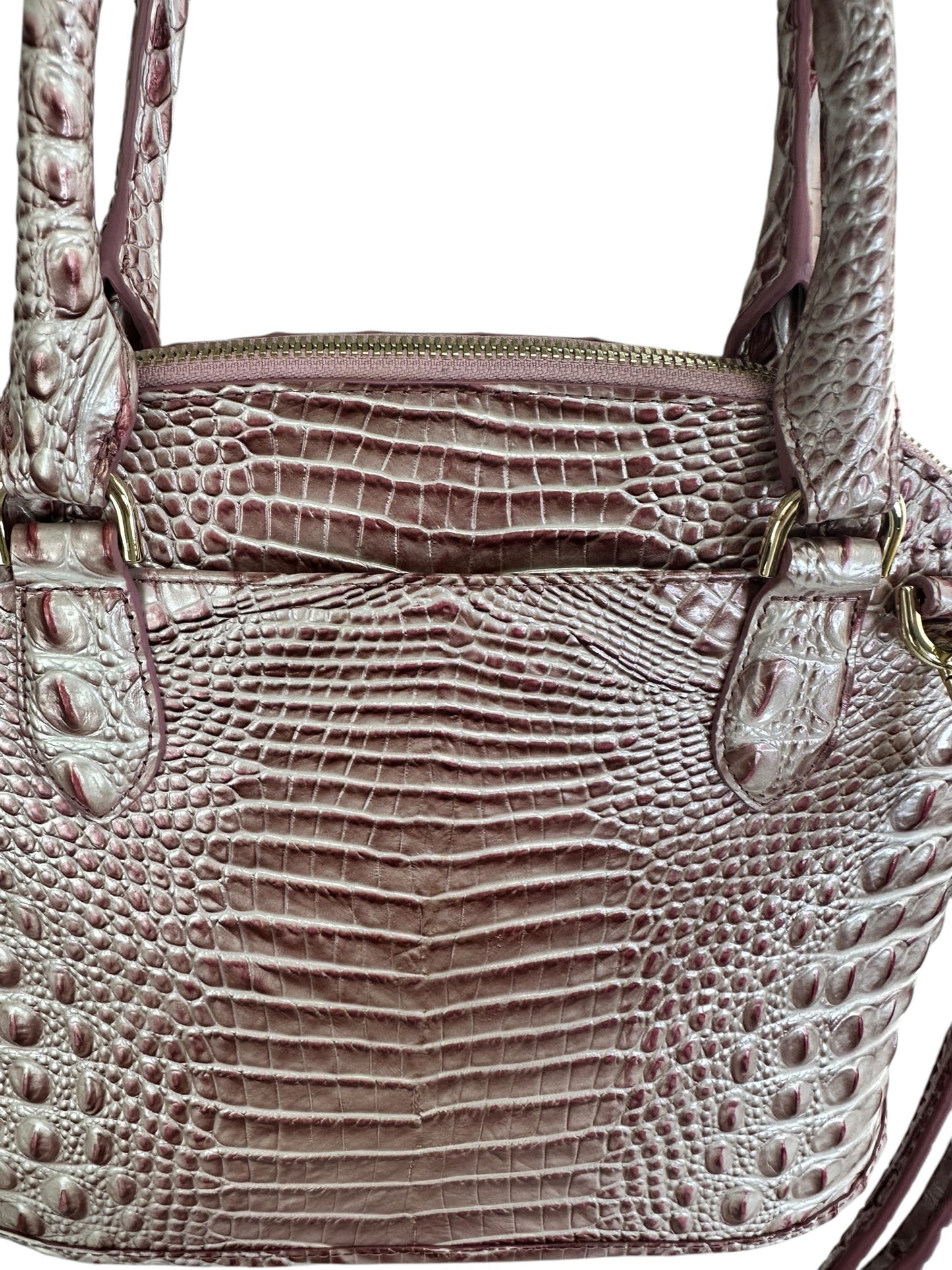 Brahmin 'Pink Icing Melbourne' Shoulder/Crossbody Designer Handbag