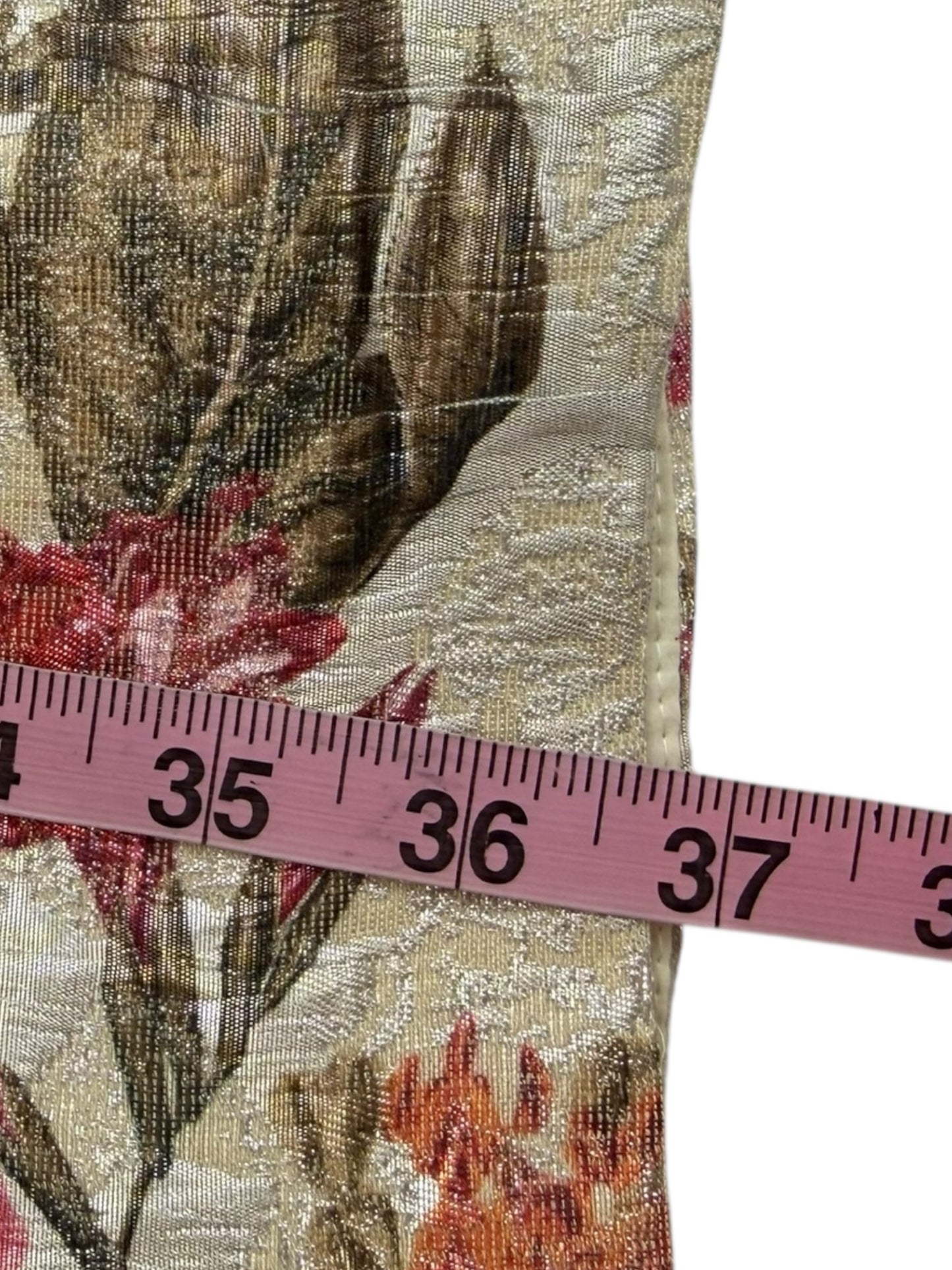 VINCE CAMUTO Metallic Floral Jacquard Mini Dress Size 4