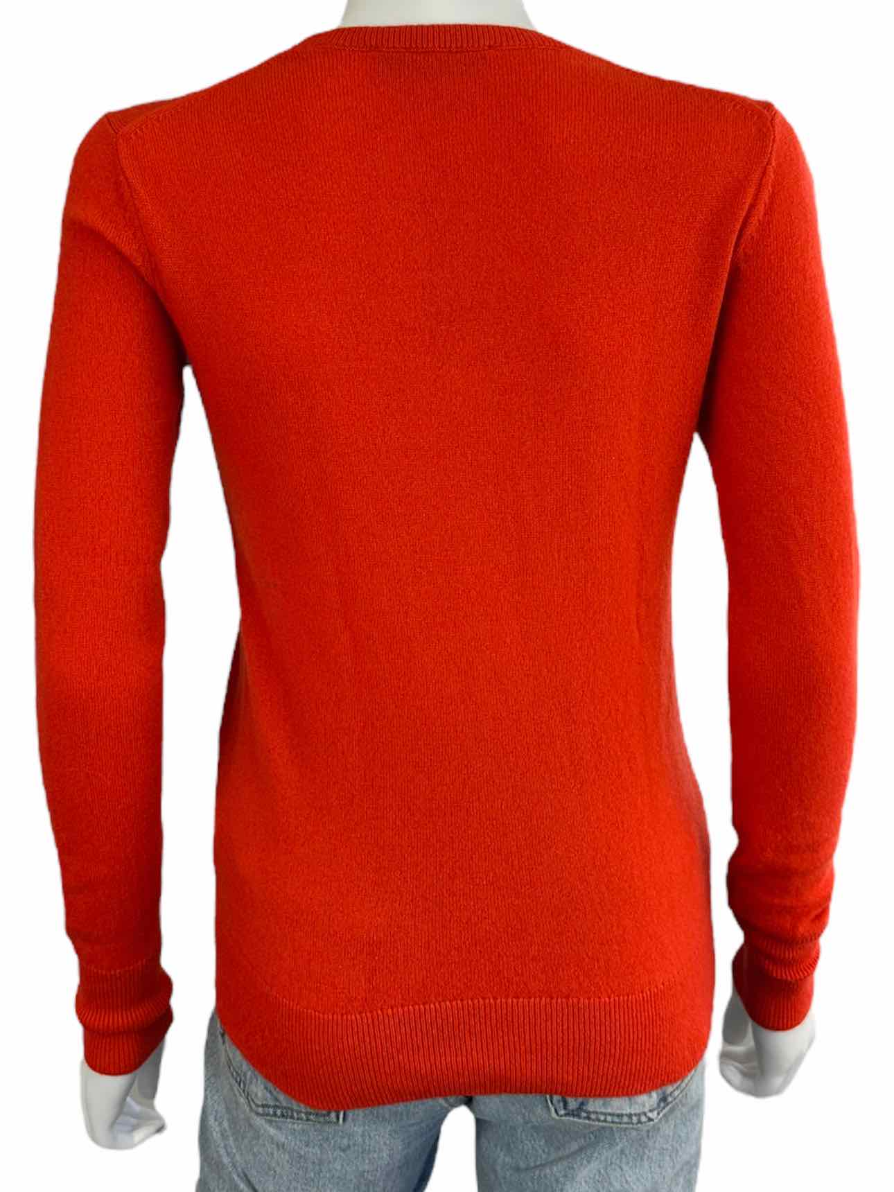 Everlane 100% Cashmere Orange Sweater Size XS