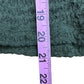 FRAME Dark Green Knit Top Size XL