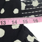 Adelyn Rae NWT Black Darlene Polkadot Mini Dress Size M