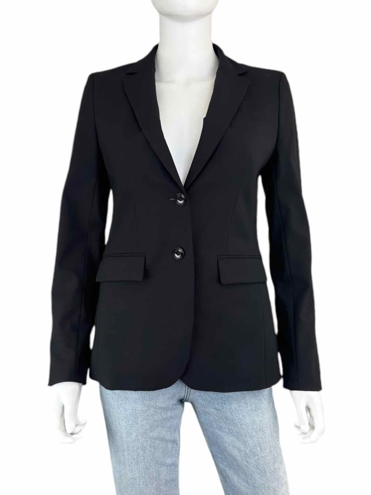 BANANA REPUBLIC Black Wool Blend Blazer Size 0