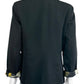 Cabi Black Lux Tux Double Breasted Blazer Size 8