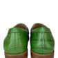 ANTONIO MELANI Green Croc Loafer Size 8.5