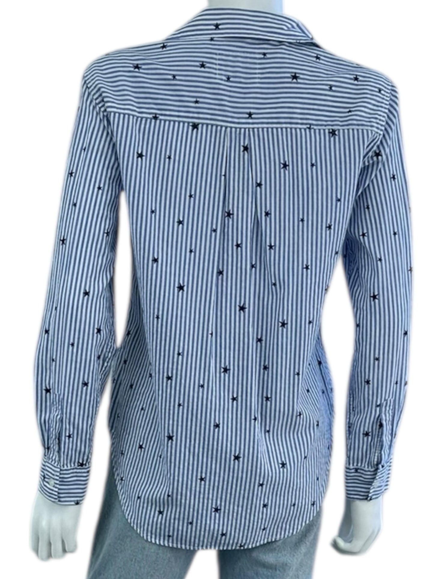 Rails Rosci Star Striped Button-Down Shirt Size S