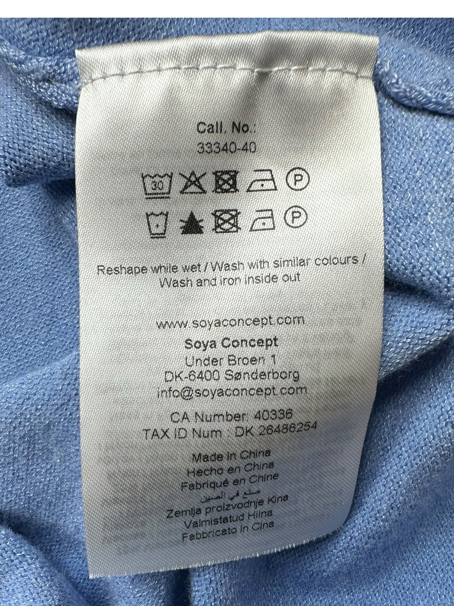 Soyaconcept NWT Blue Dollie Sweater Size S