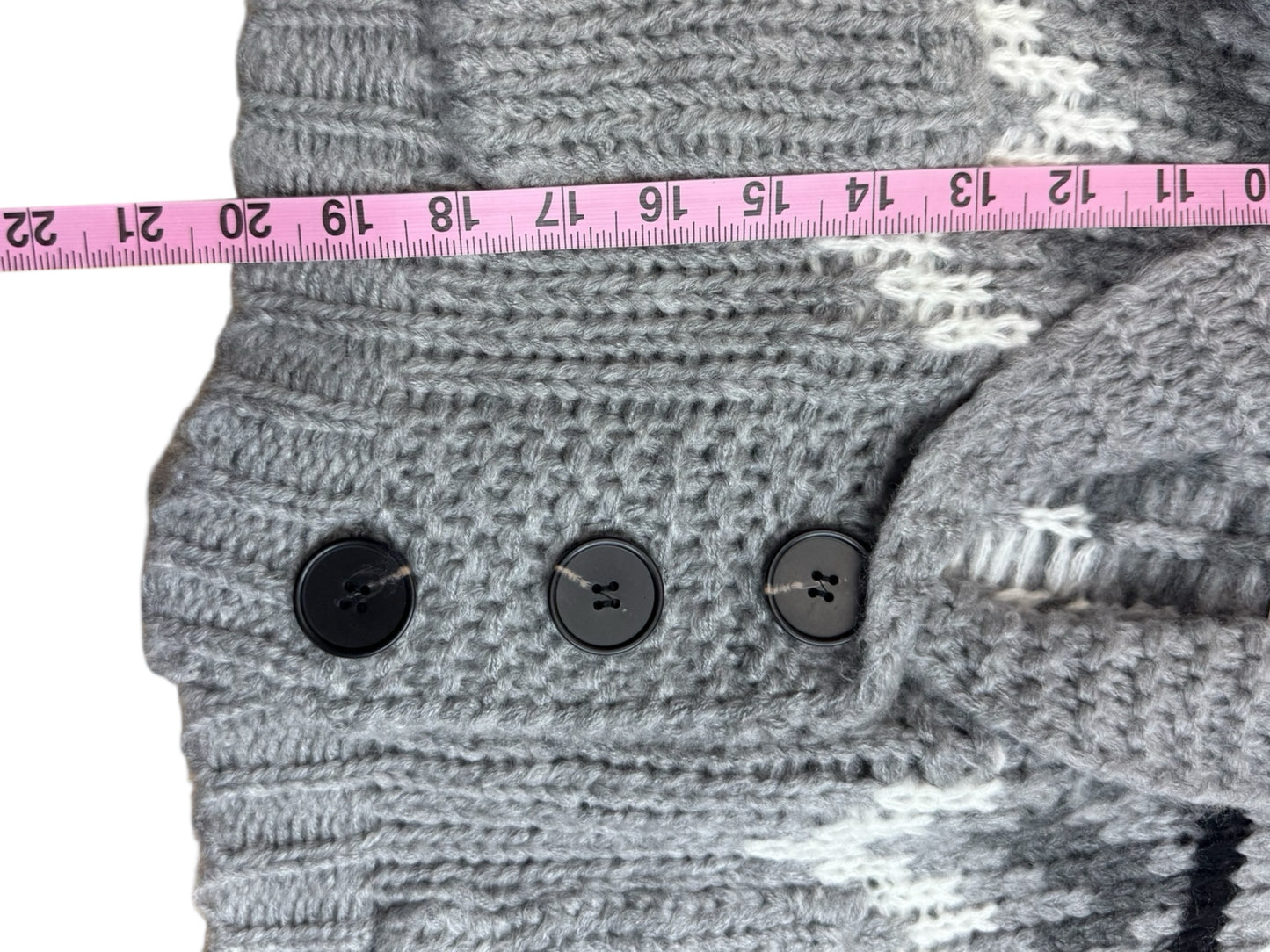 JOHN + JENN NWT Gray Brady Sweater Cardigan Size S