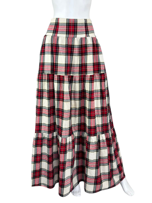 SHOW ME YOUR MUMU Melody Plaid Skirt Size S