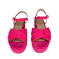 Kate Spade New York Pink Bunton Suede Platform Sandals Size 6