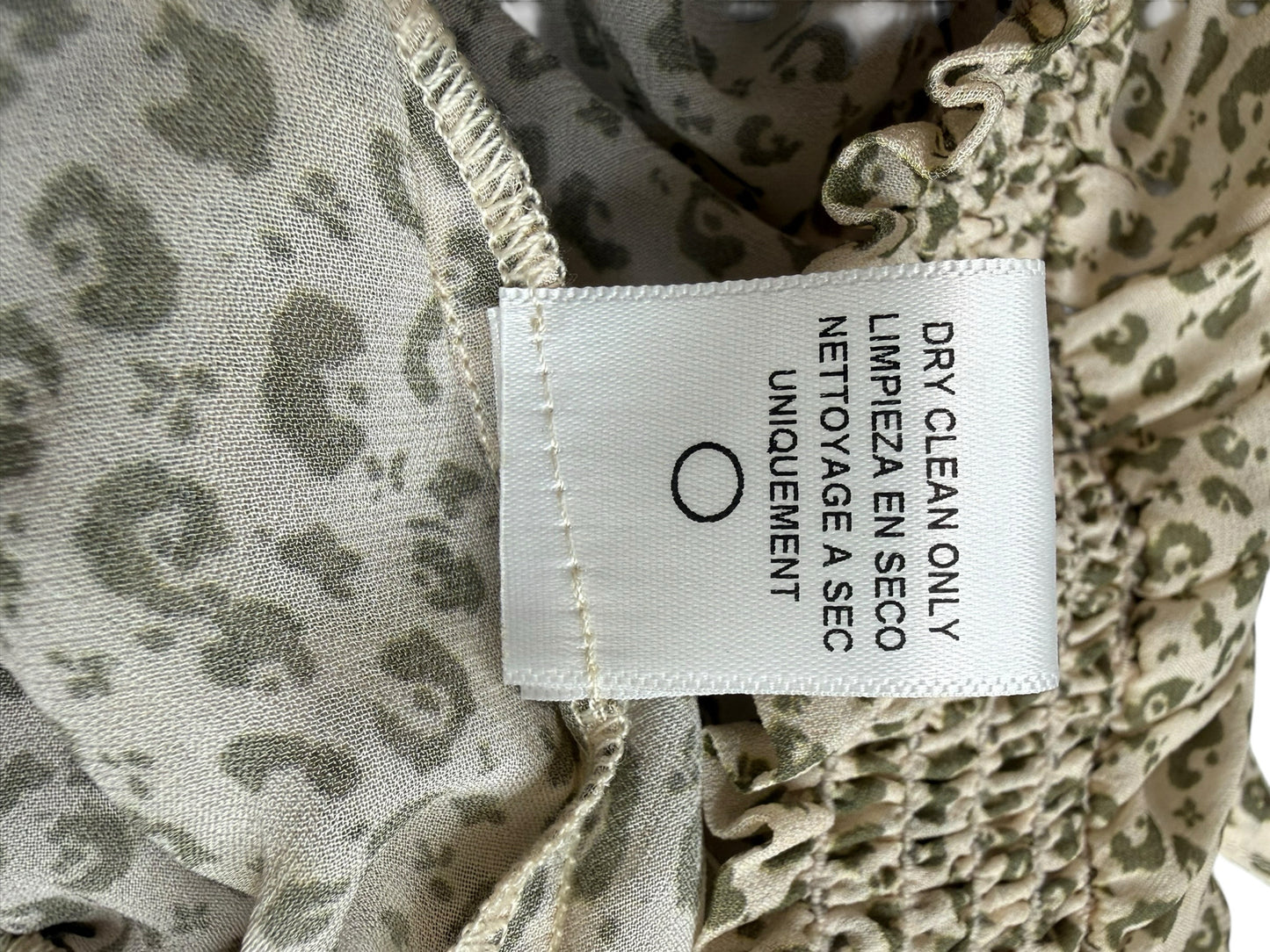 Lavender Brown Blouse Size L