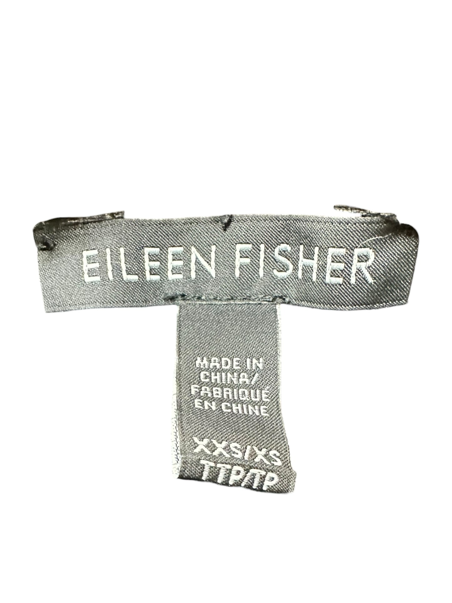 EILEEN FISHER Black 100% Wool Kimono Size XXS