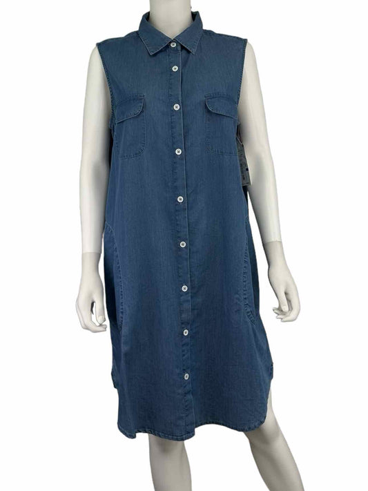 Karen Kane NWT Blue Chambray Shirt Dress Size XL