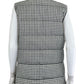 J. Jill Black and White Check Puffer Vest Size L