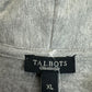 Talbots Gray Knit Top Size XL