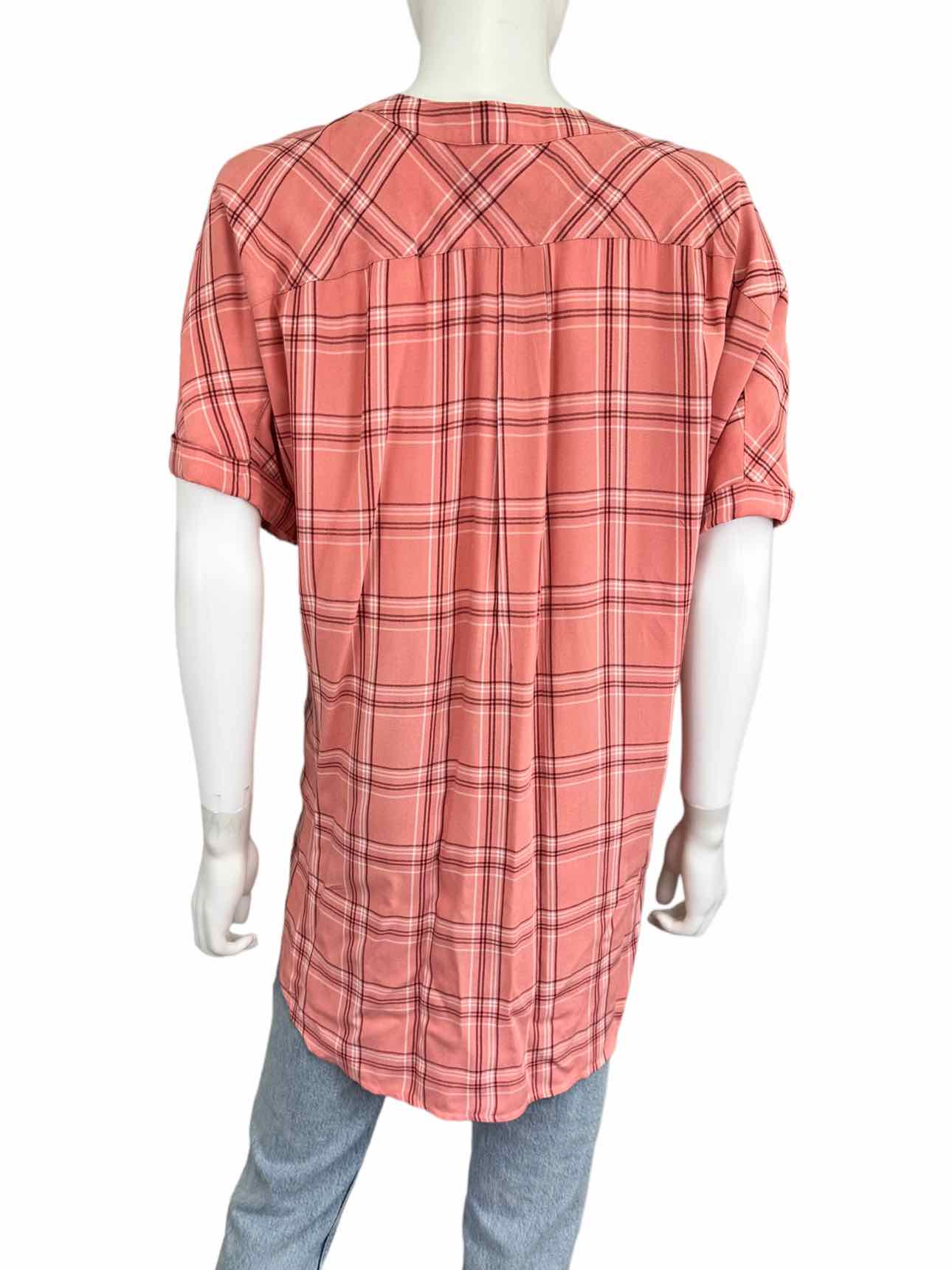 LOFT NWT Plaid Blouse Size XL