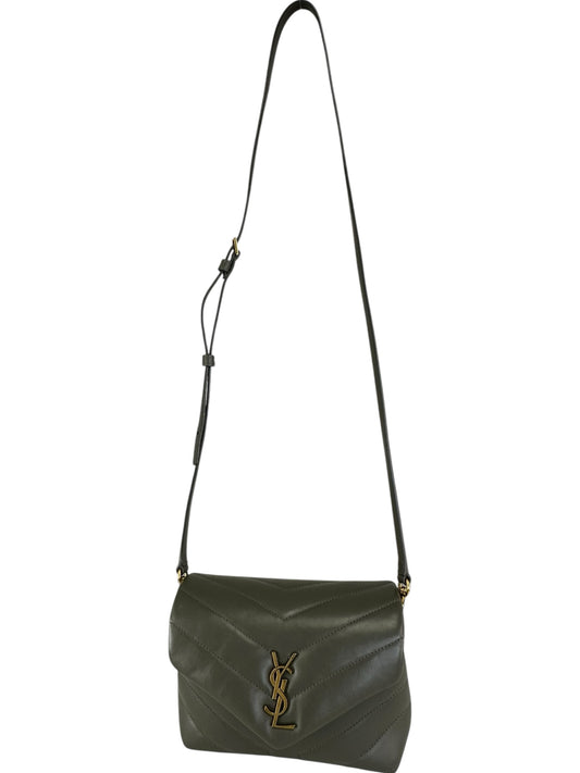 YVES SAINT LAURENT Lou Lou Grey Designer Handbag