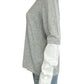 one grey day NWT Gray Twofer Sweater Size L