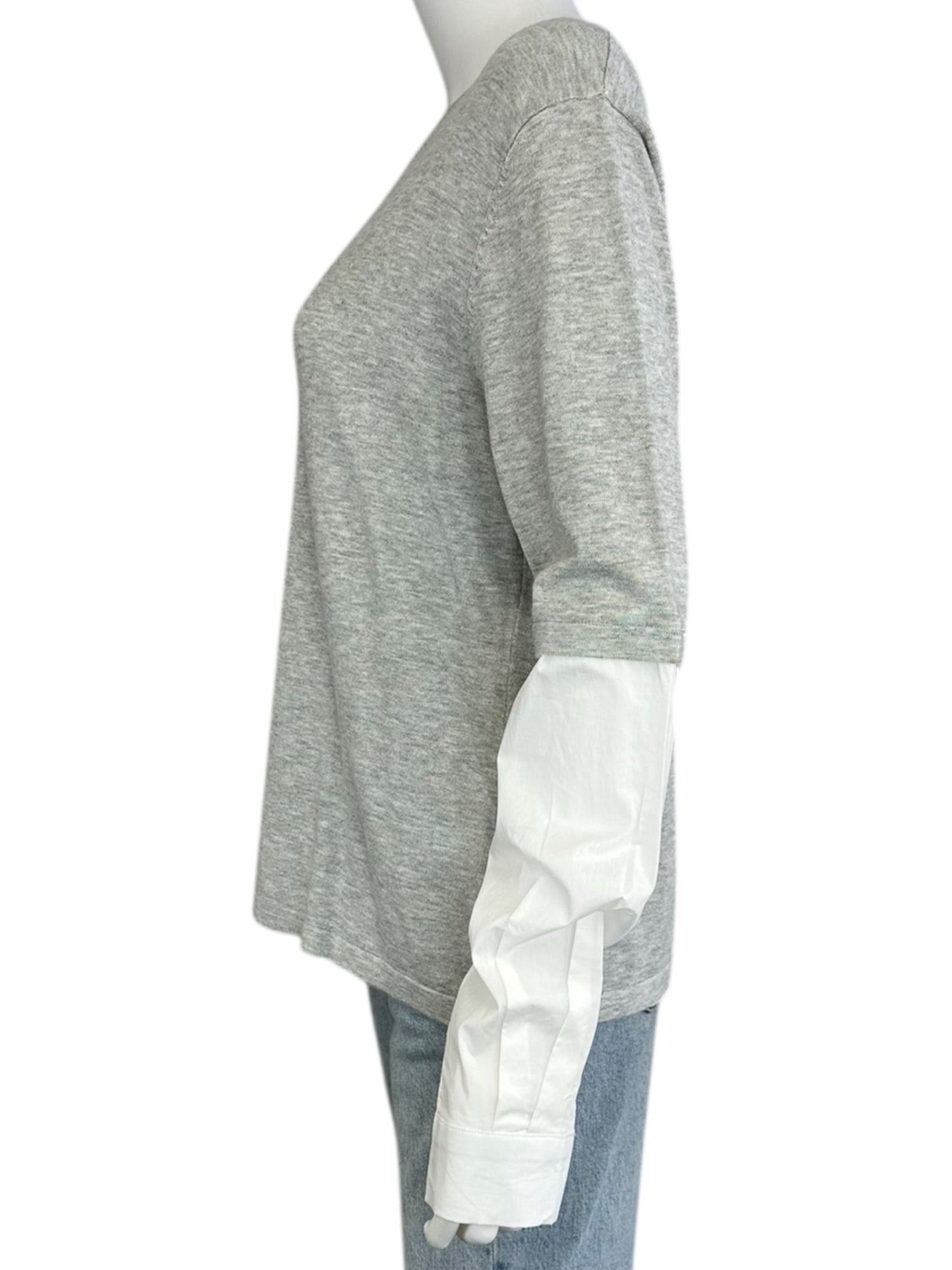 one grey day NWT Gray Twofer Sweater Size L