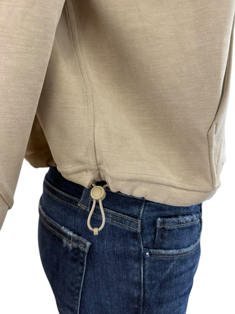 lululemon Riverstone Brushed Softstreme Half Zip Sweat Shirt Size 6