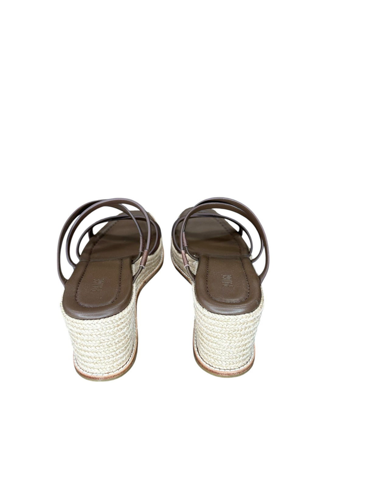 Paige Brown Leather Wedges Size 9.5