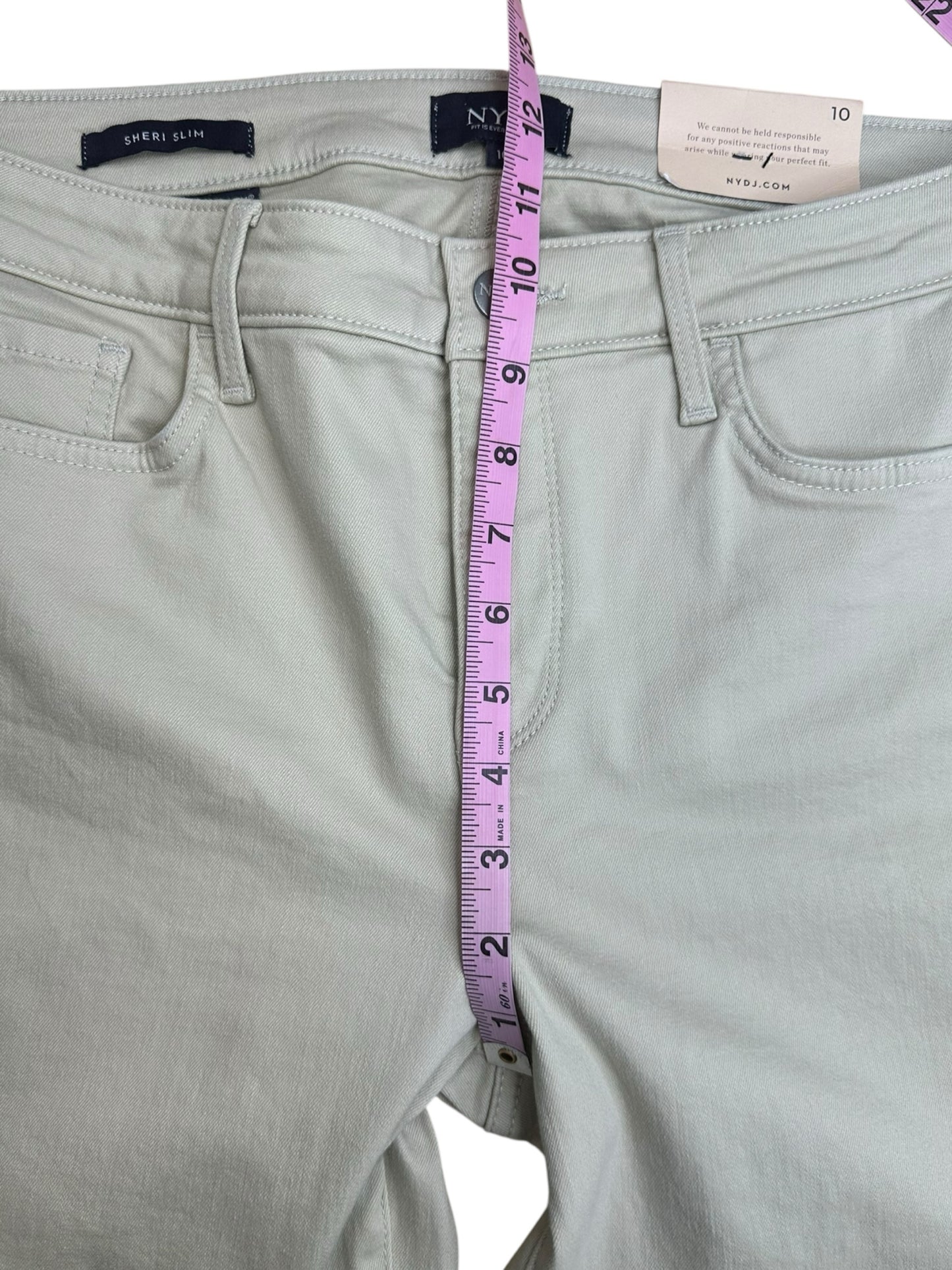 NYDJ NWT Cream Sheri Slim Jeans Size 10