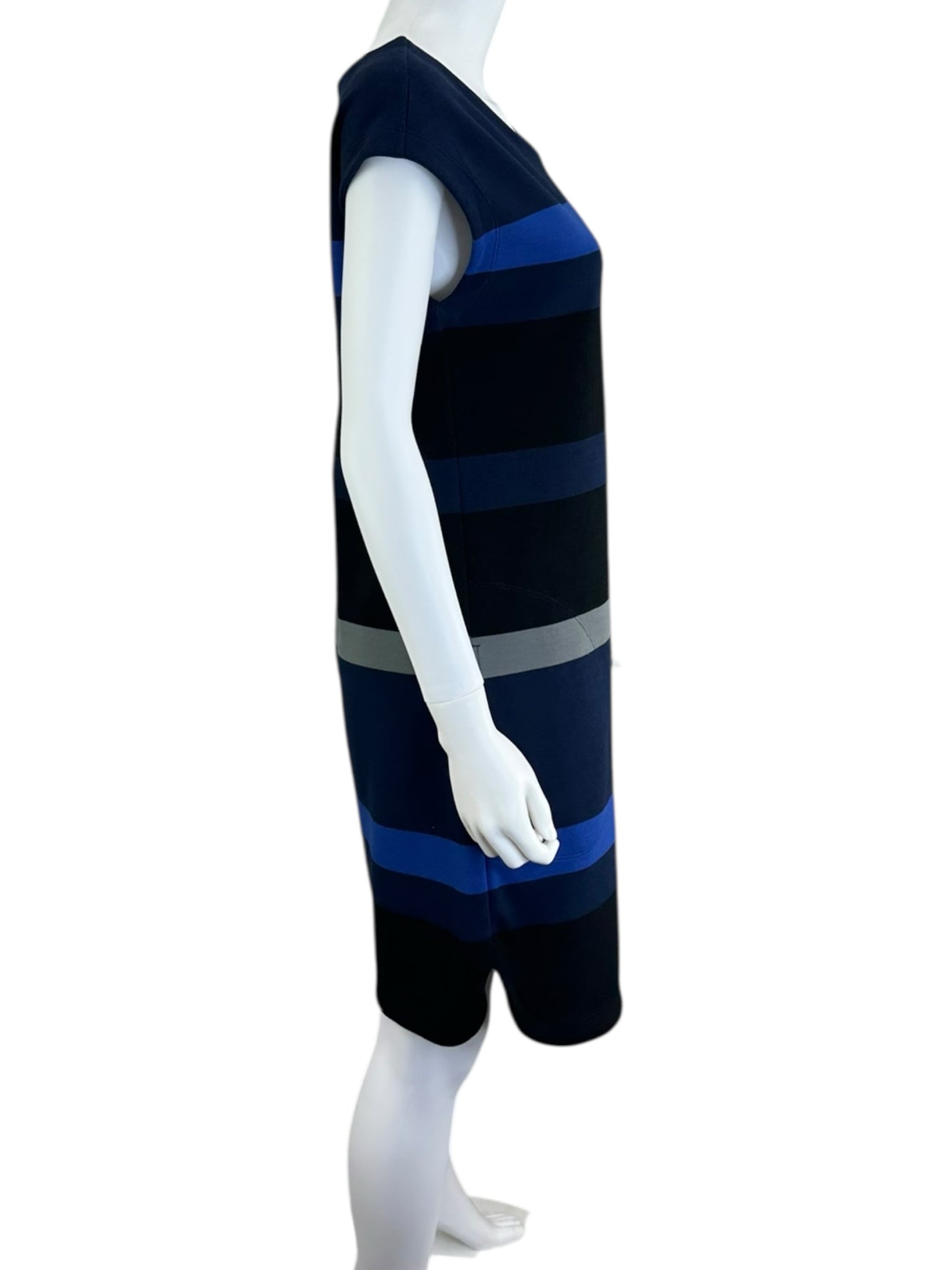 max studio casual dress Max Studio Yarn Dye V-Neck Tiered Midi Dress