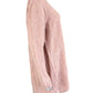 J. Jill NWT Pink Cable Knit Sweater Size XL