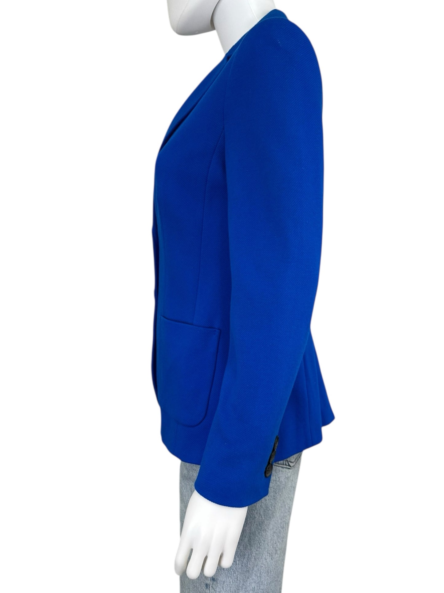 Talbots Electric Blue Cotton Blazer Size 2