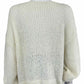 Reformation Alpaca/Wool Blend White Loose Knit Sweater Size XS