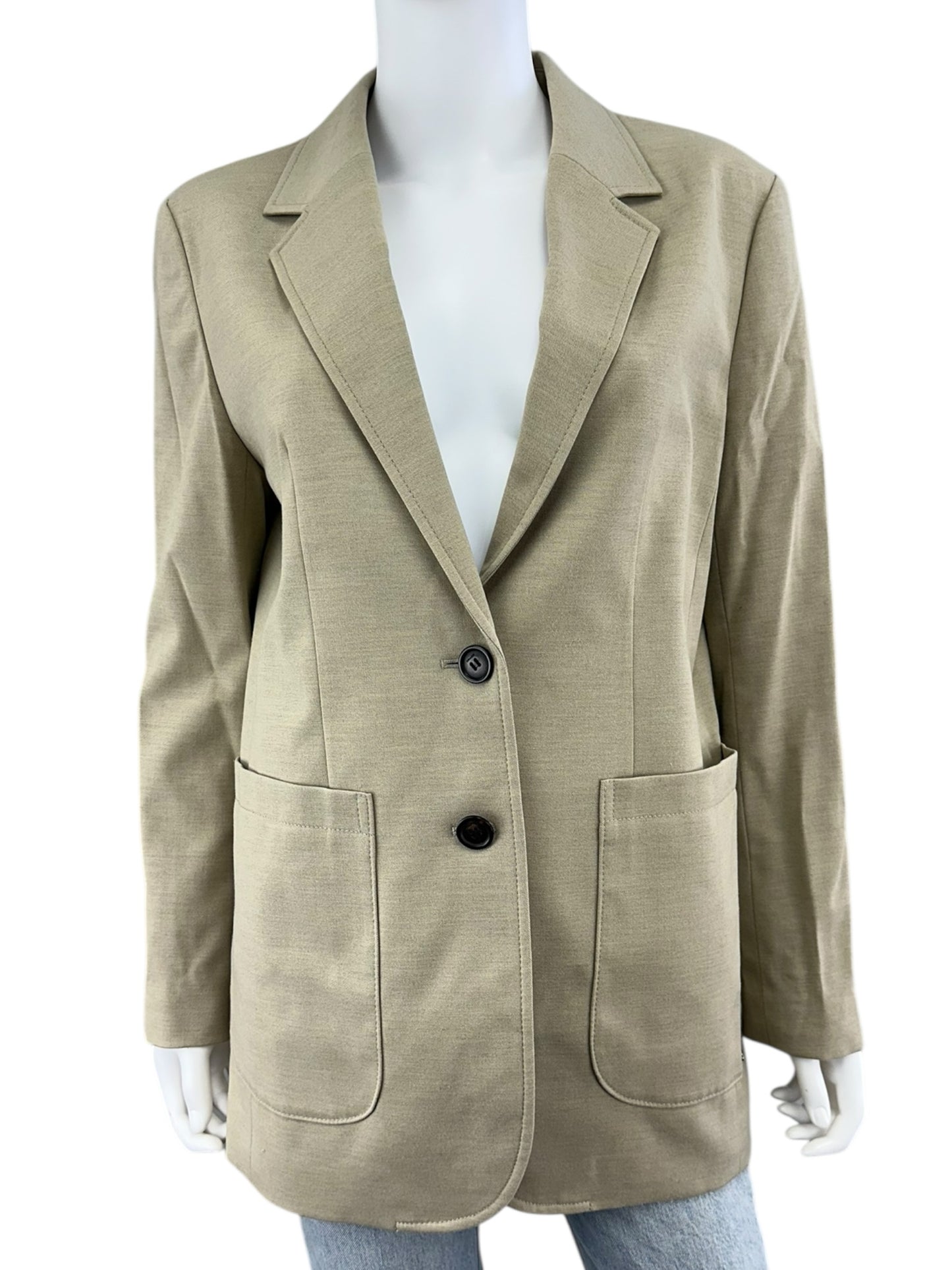 coach Beige Oversized Blazer Size XS