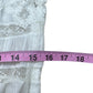 DOEN White Lace Maxi Dress Size S