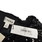 the drop NWT Black Sequined Mini Cocktail Dress Size M
