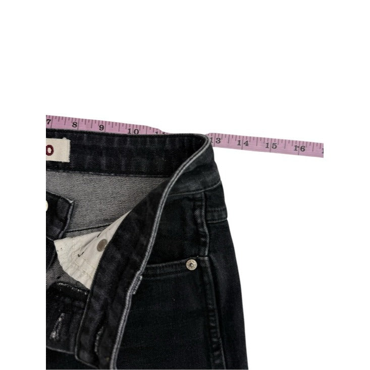 AMO Black Jett Babe Cropped Jeans Size 26